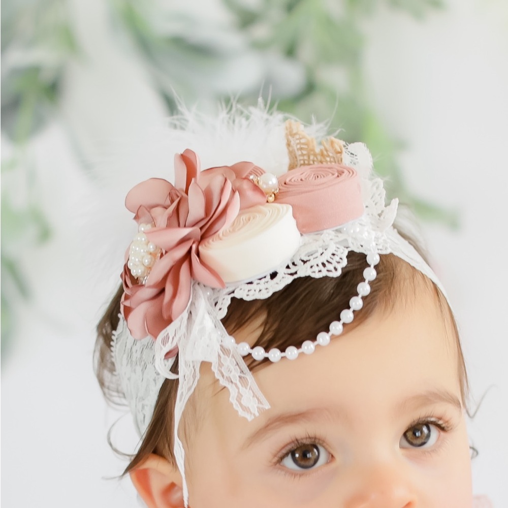 Floral Lace Baby Headband